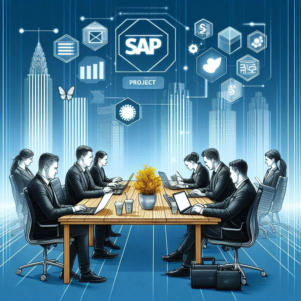 Muriel Griveaud Illustration de panel de consultants sur Projets SAP